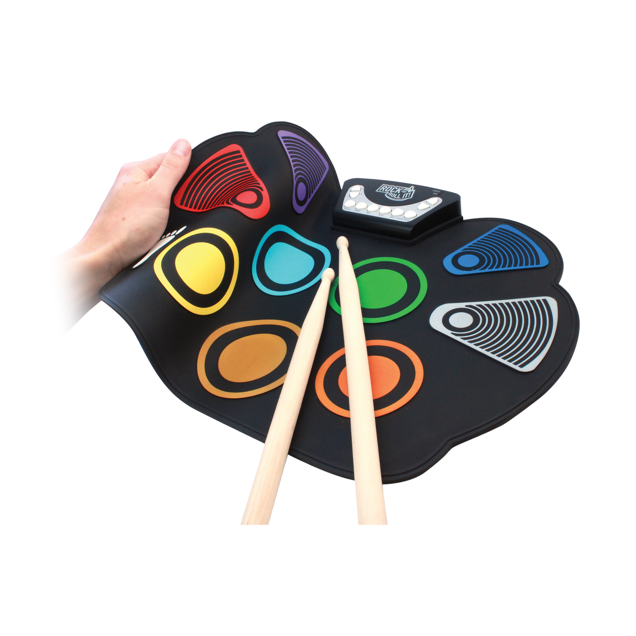 Rock And Roll It CodeDrum: Play-by-Color Roll-Up Drum, Ages 6+