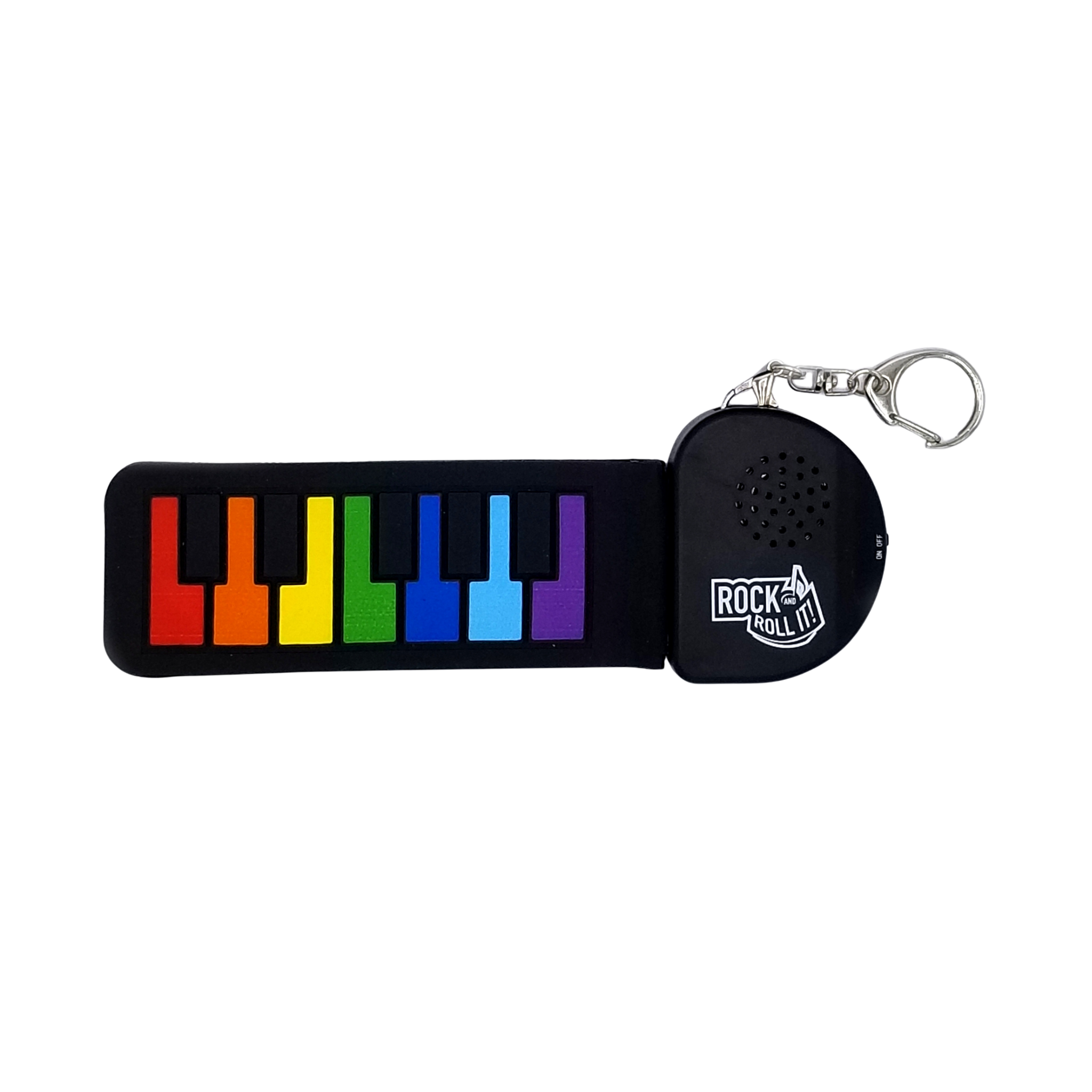 Rock And Roll It Micro Rainbow Piano: Keychain Piano, Ages 6+