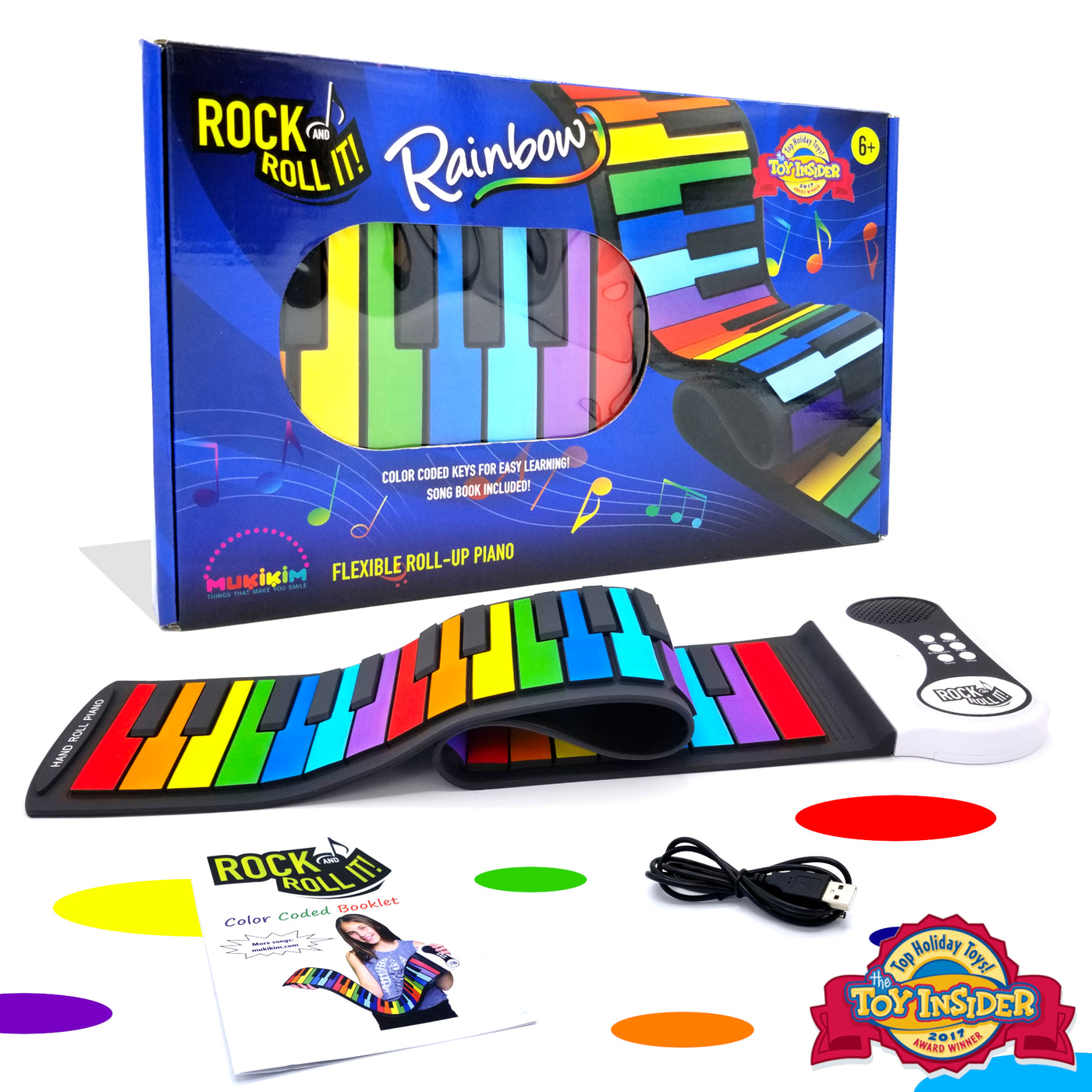 Rock And Roll It Piano Rainbow