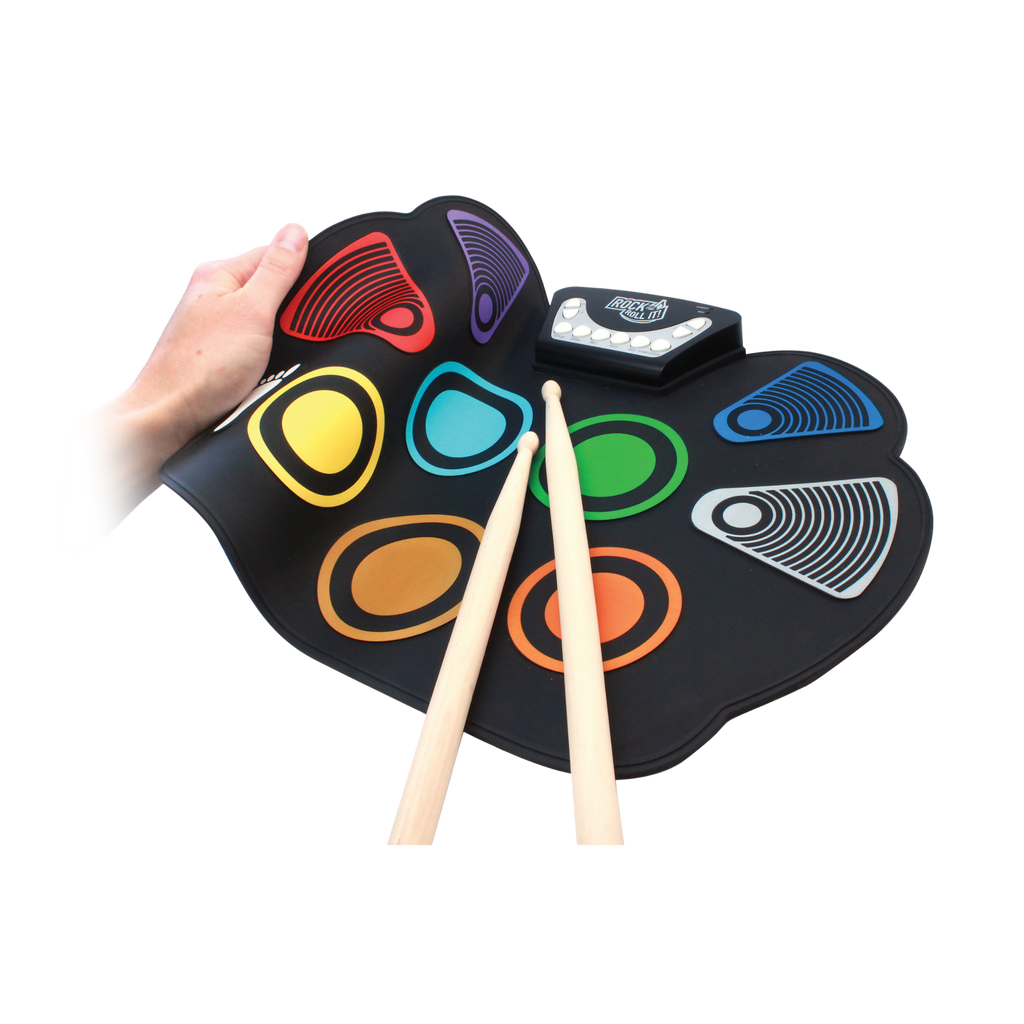 Rock And Roll It CodeDrum: Play-by-Color Roll-Up Drum, Ages 6+