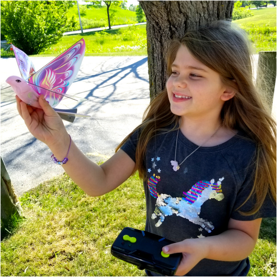 Pink Butterfly RC Flying Bird