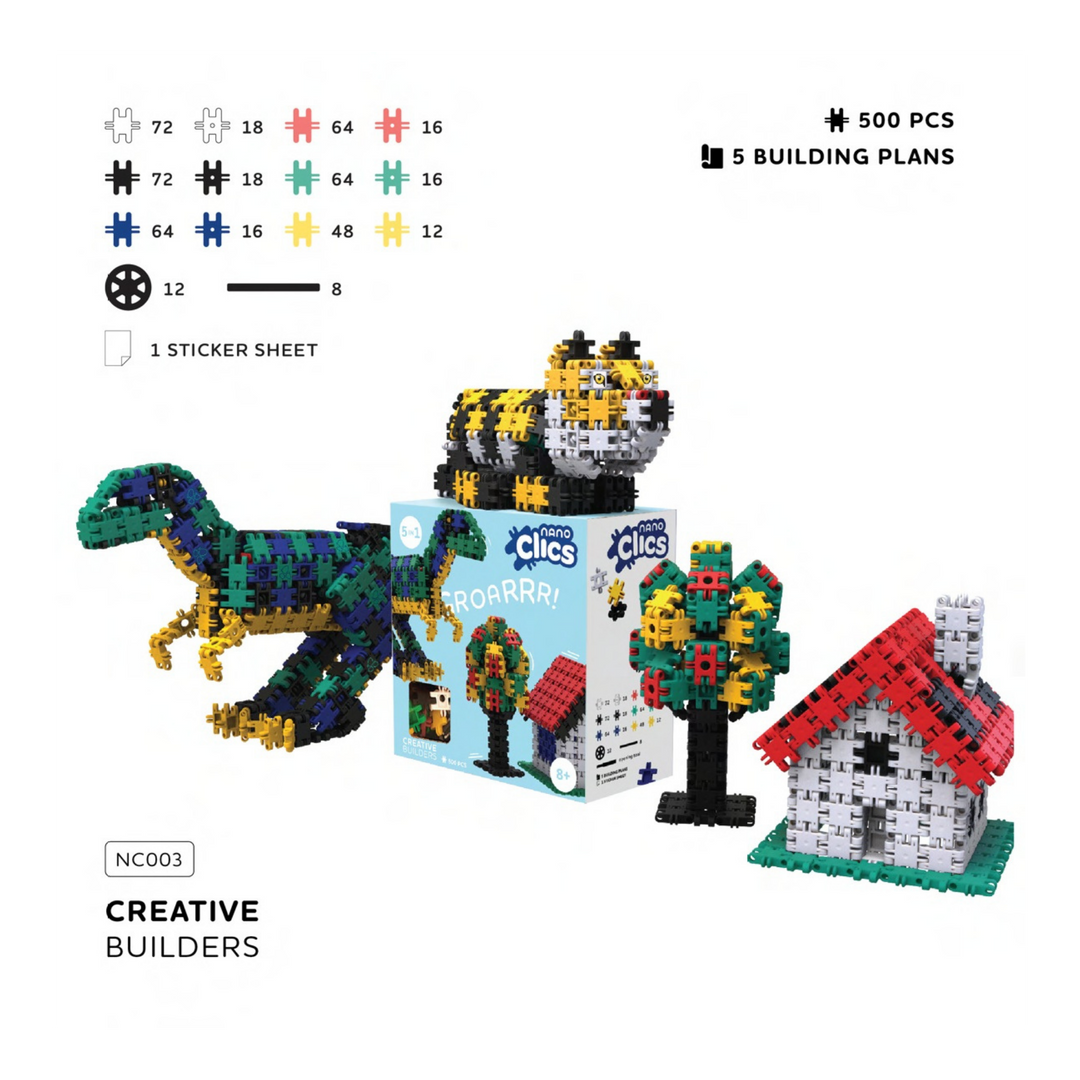 Nano Clics Creative 500pc Groar