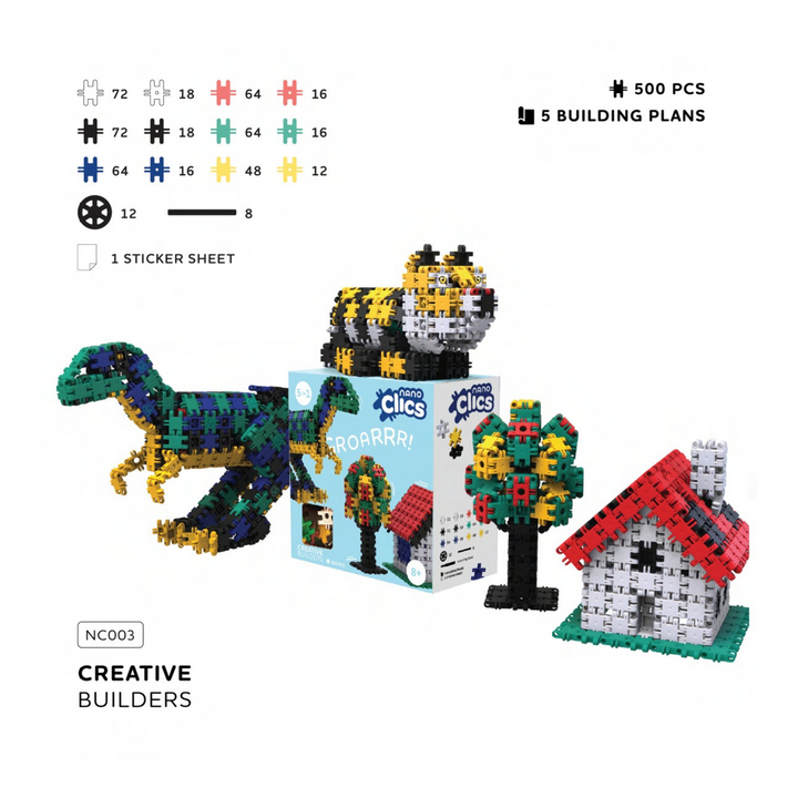 Nano Clics Creative 500pc Groar