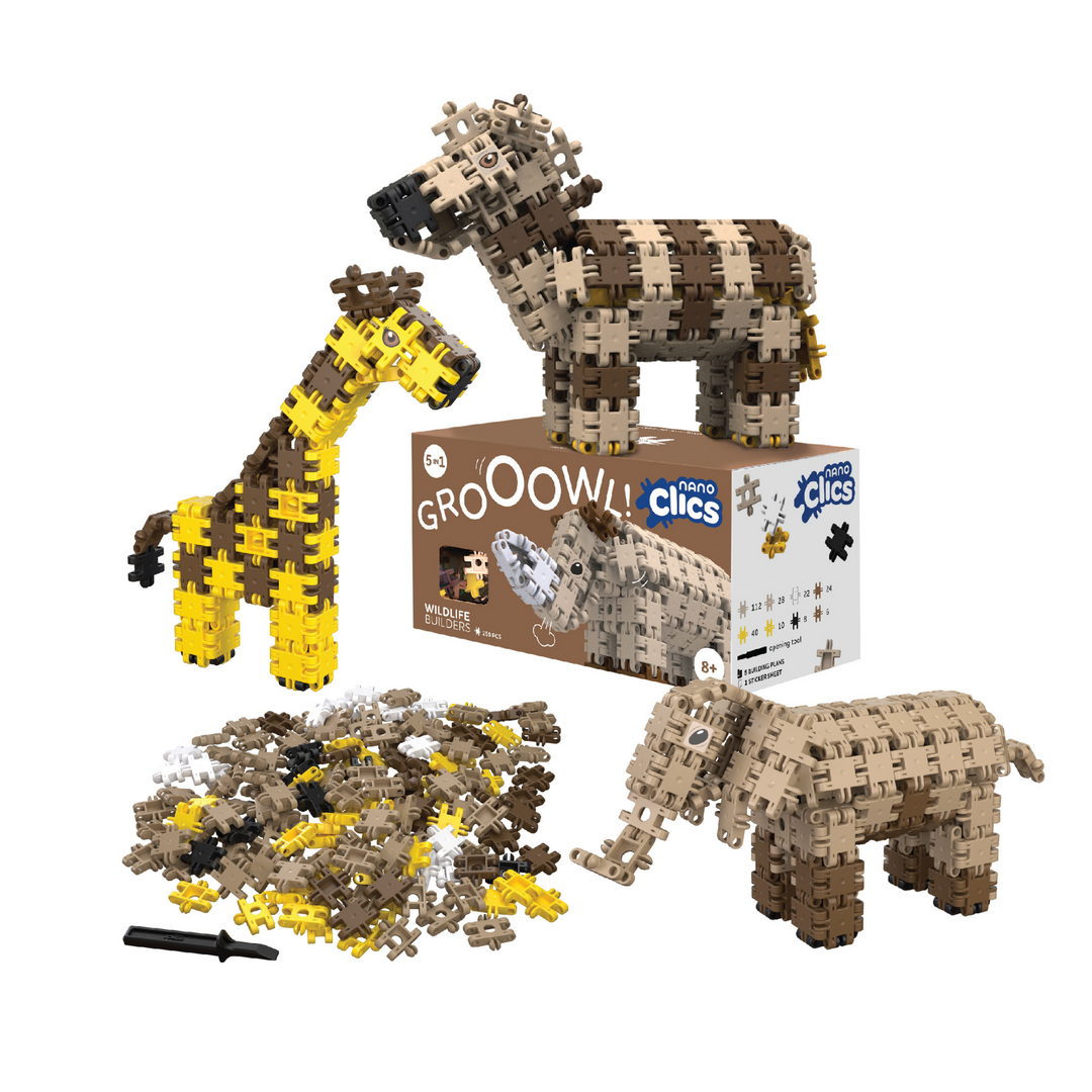 Nano Clics Wildlife 250pc Growl