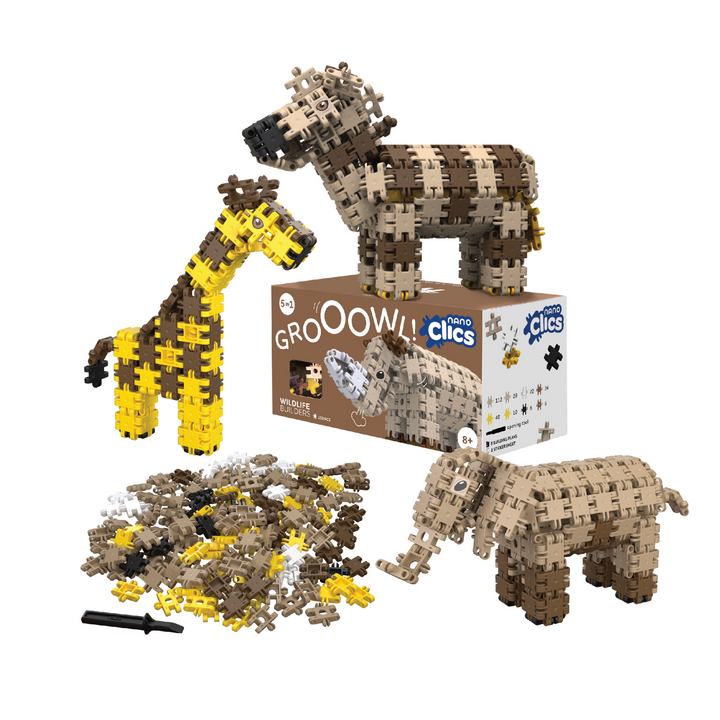 Nano Clics Wildlife 250pc Growl