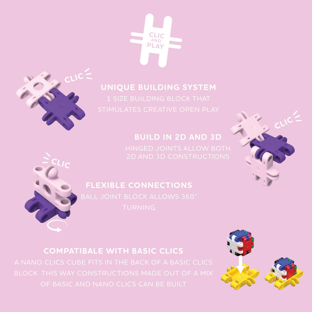 Nano Clics Fantasy 250-Piece Oink Oink