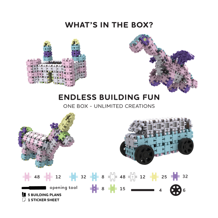 Nano Clics Fantasy 250-Piece Oink Oink