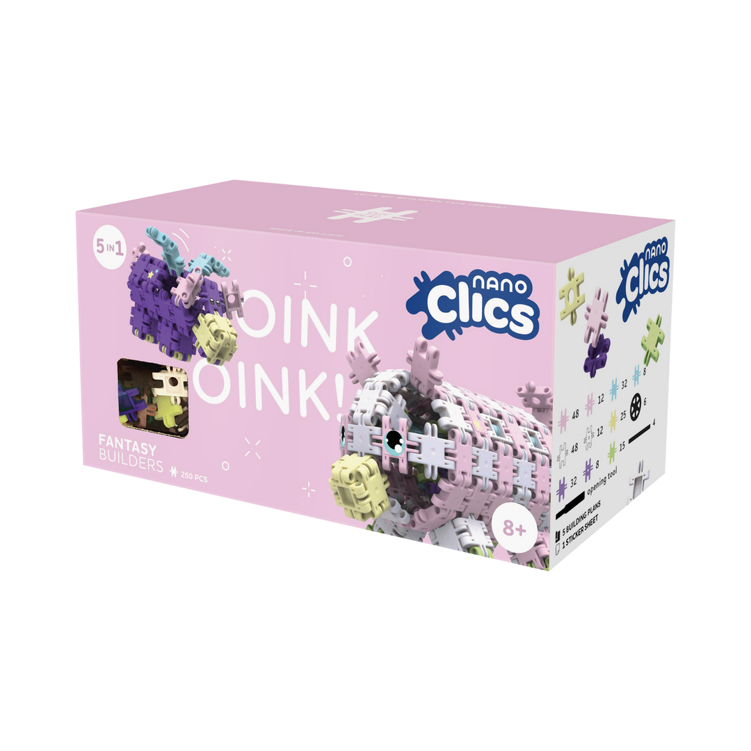 Nano Clics Fantasy 250-Piece Oink Oink