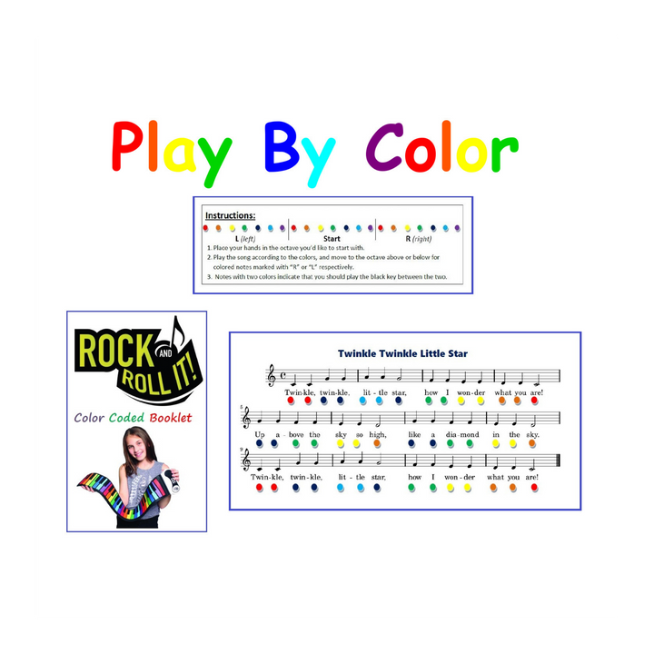 Rock And Roll It Piano Rainbow