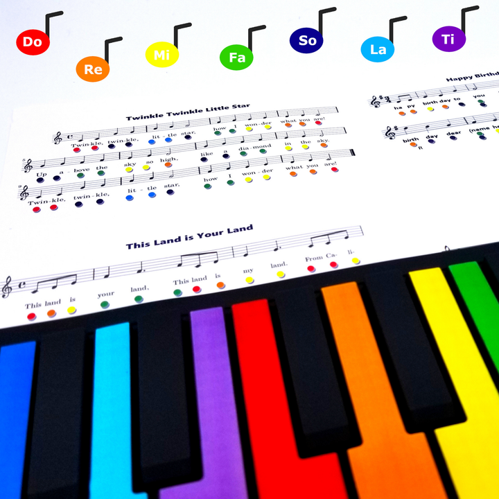 Rock And Roll It Piano Rainbow