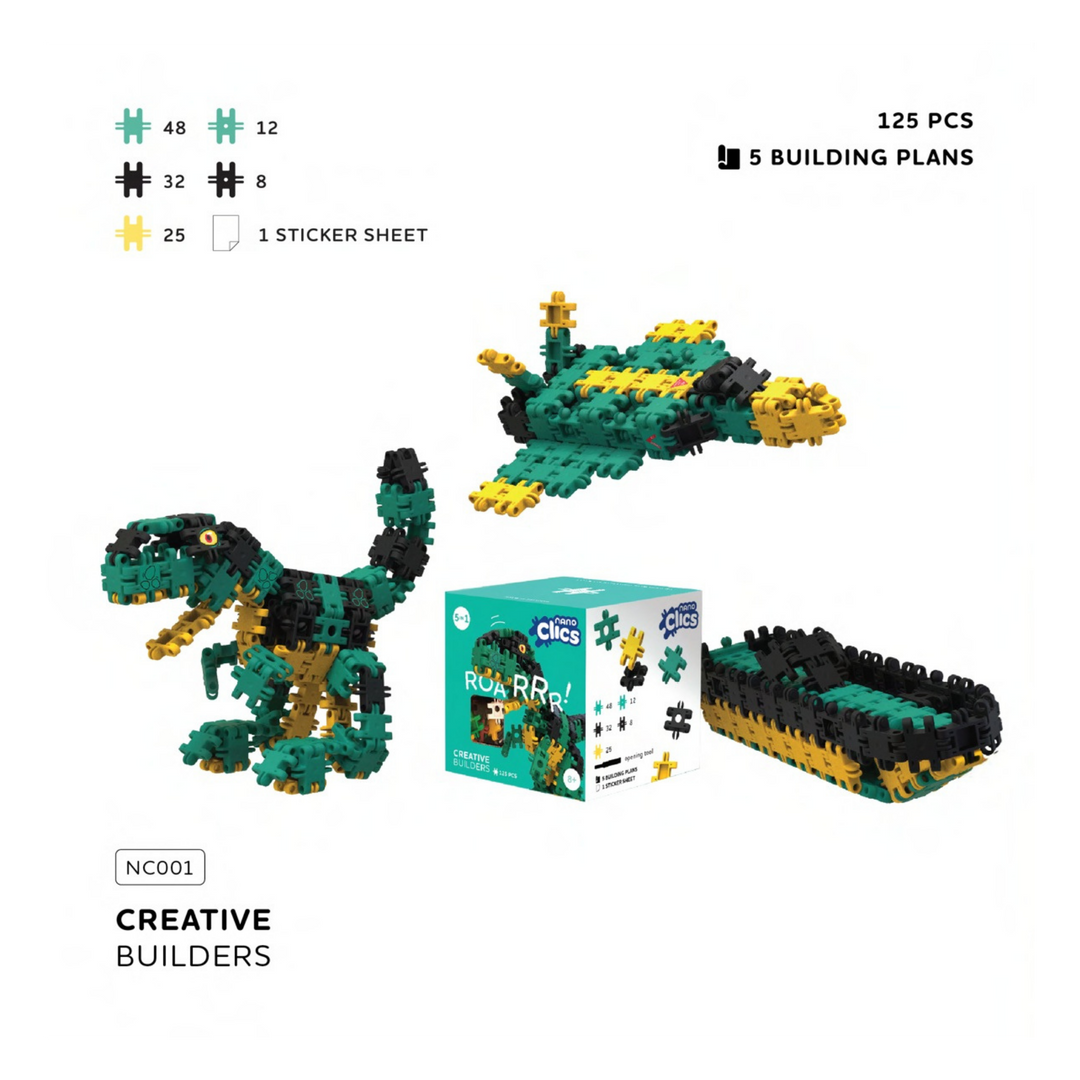 Nano Clics Creative 125pc Roar