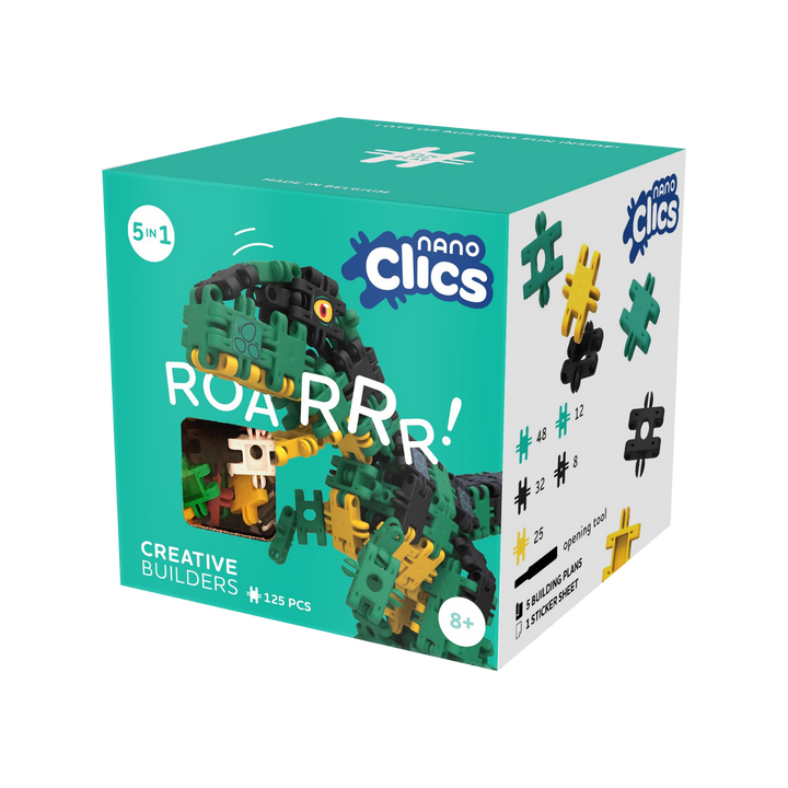 Nano Clics Creative 125pc Roar