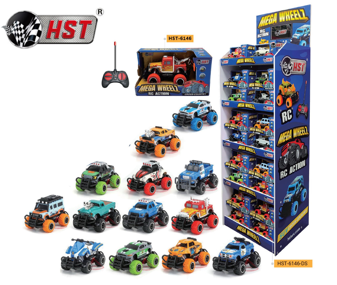 Mega Wheelz remote control monster truck