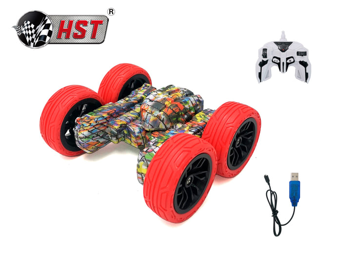 Turbo Topz Wild Style RC double-sided stunt car with remote