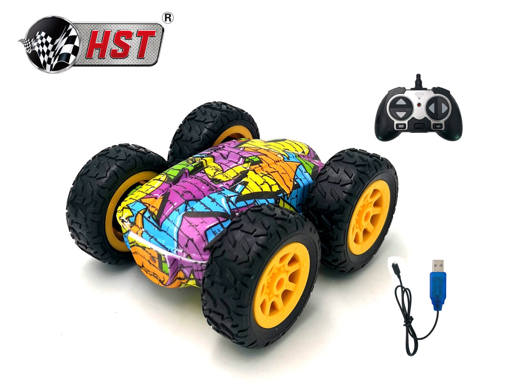 Turbo Topz Wild Style RC double-sided stunt car with remote