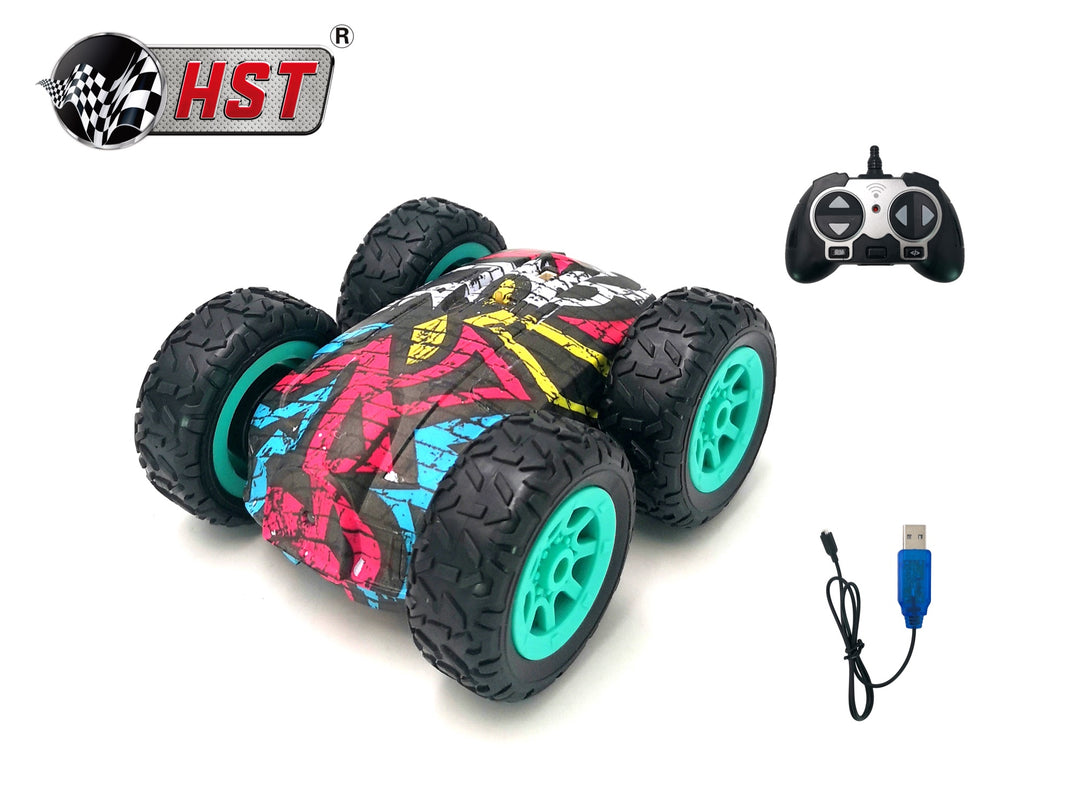 Turbo Topz Wild Style RC double-sided stunt car with remote