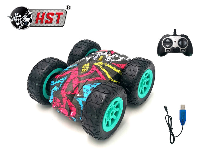 Turbo Topz Wild Style RC double-sided stunt car with remote