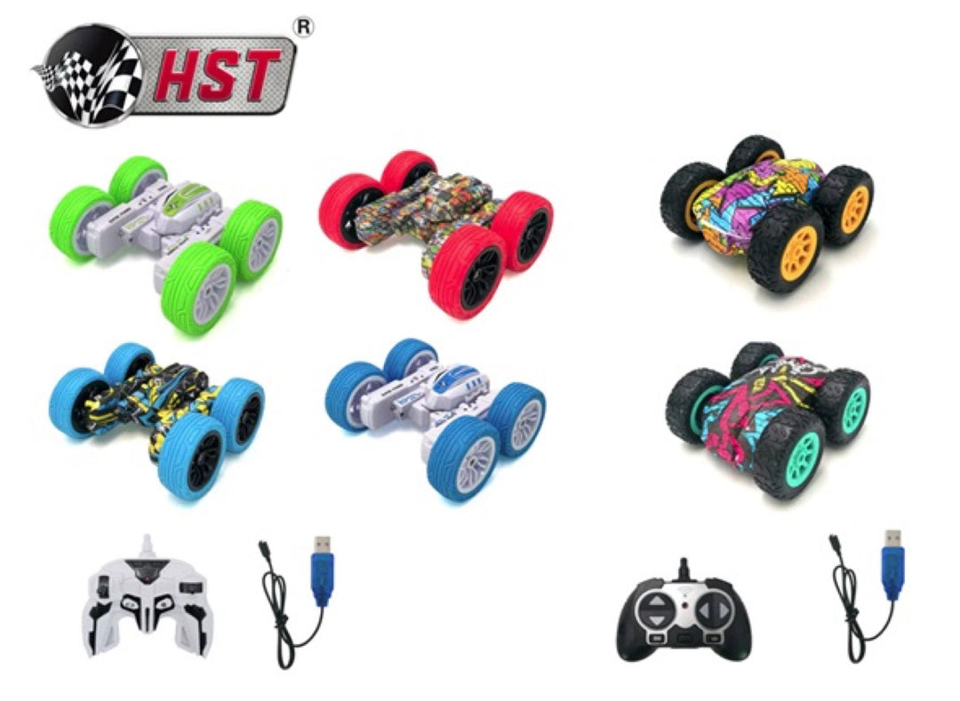 Turbo Topz Wild Style RC double-sided stunt car with remote