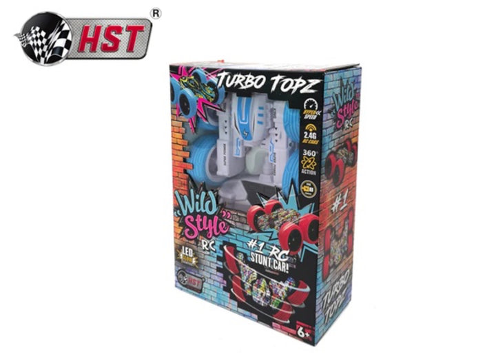 Turbo Topz Wild Style RC double-sided stunt car with remote
